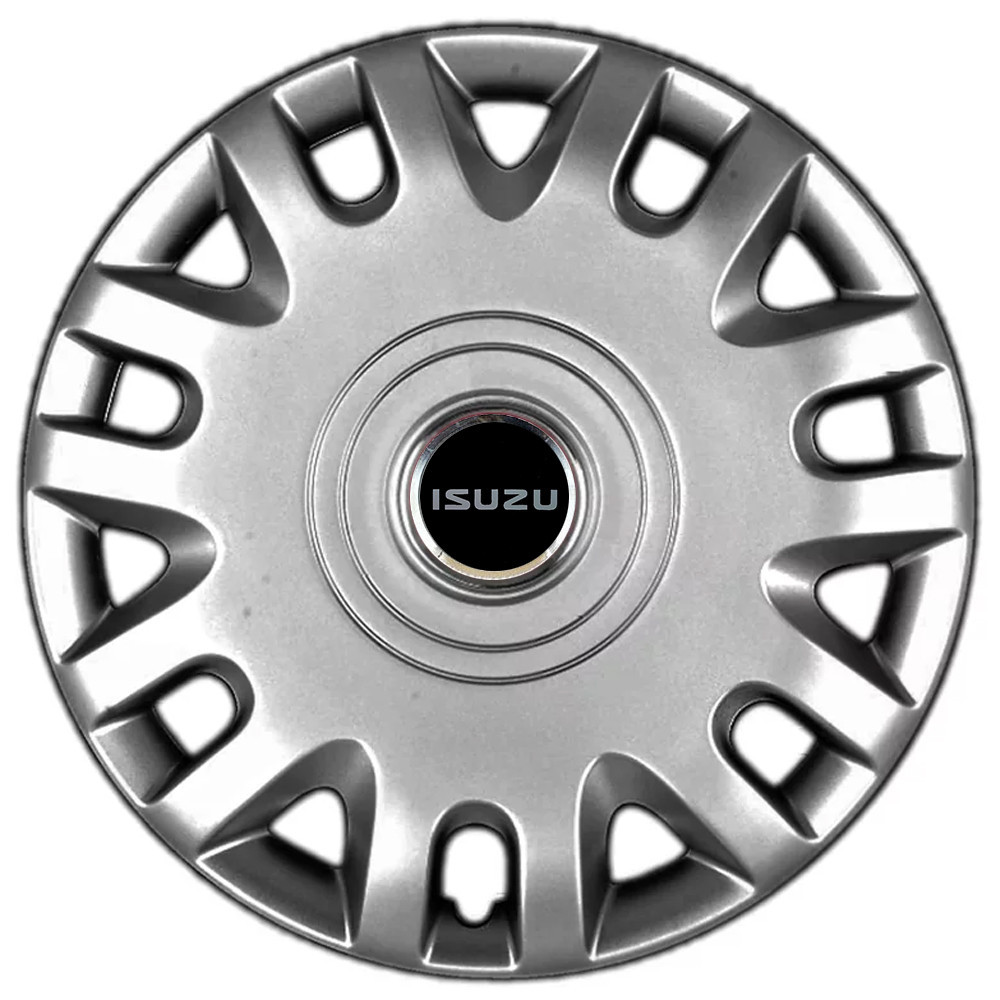 Автомобільні модельні ковпаки R15 Isuzu 333 4шт, SJS, сріблясті Київ - фото 1