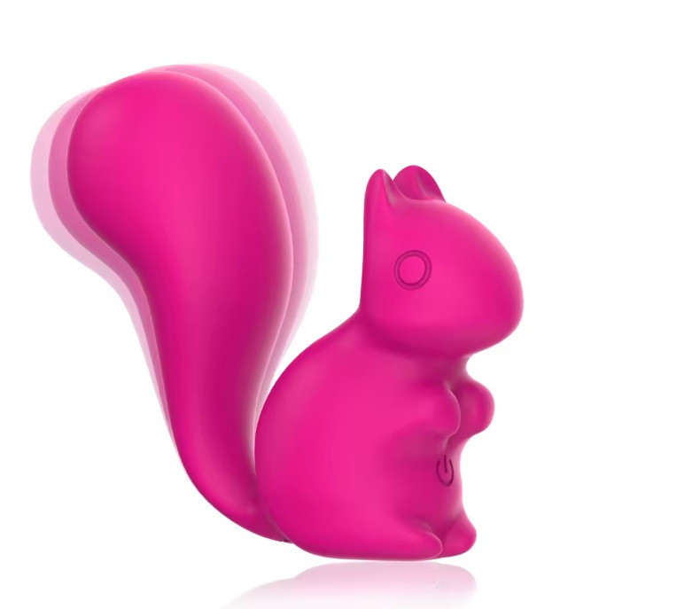 Мини-вибратор клиторальный Every Night Toys Debbie в форме белочки розовый, 10 режимов вибрации Sex Aura Киев - изображение 1