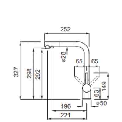 Змішувач Elleci TOURMALINE T01 avena 51 Вінниця