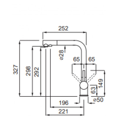 Змішувач Elleci TOURMALINE T01 avena 51 Вінниця - фото 2