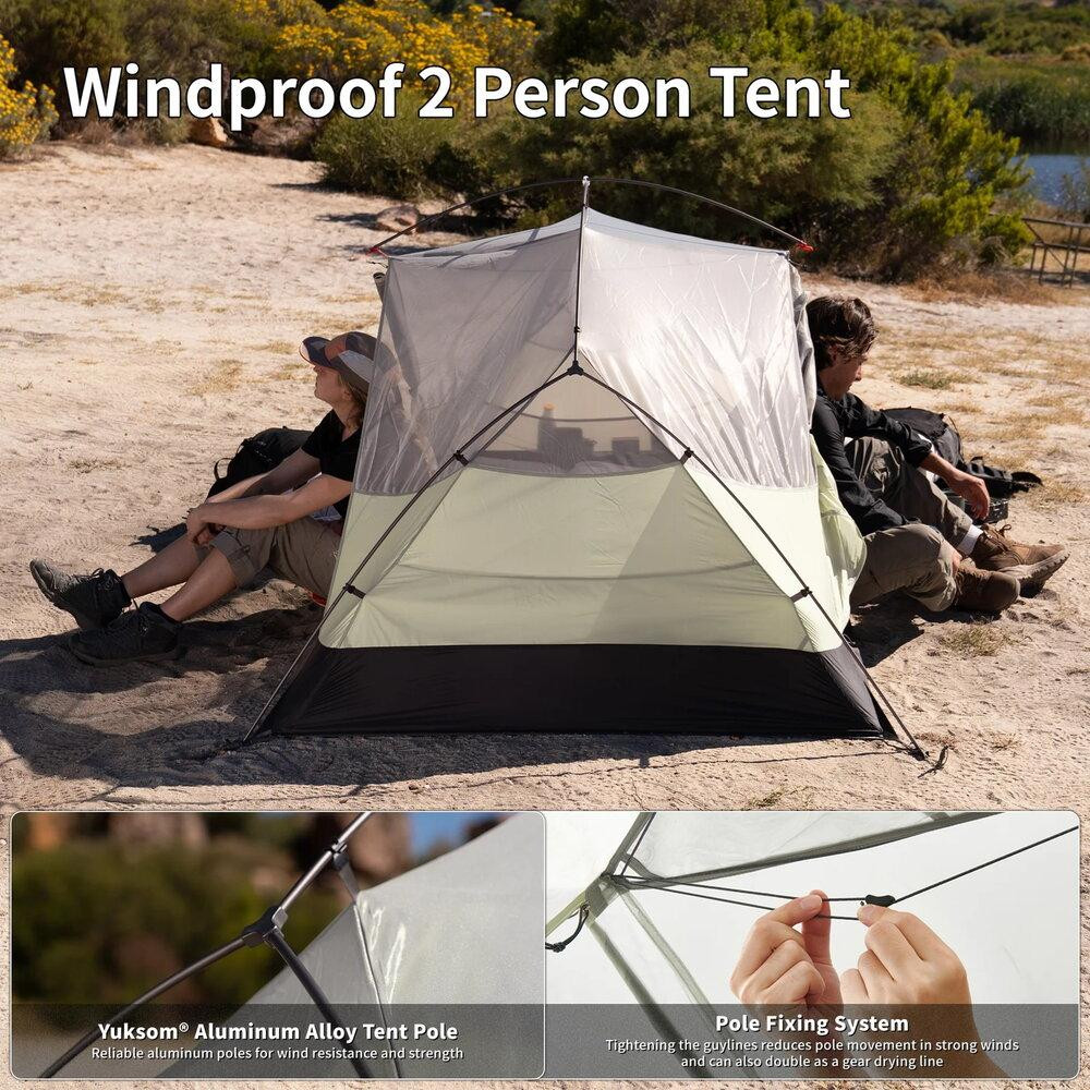 Намет двомісний Naturehike CNK2550WS037 Mongar Pro 2 (Оливковий) Вінниця - фото 7