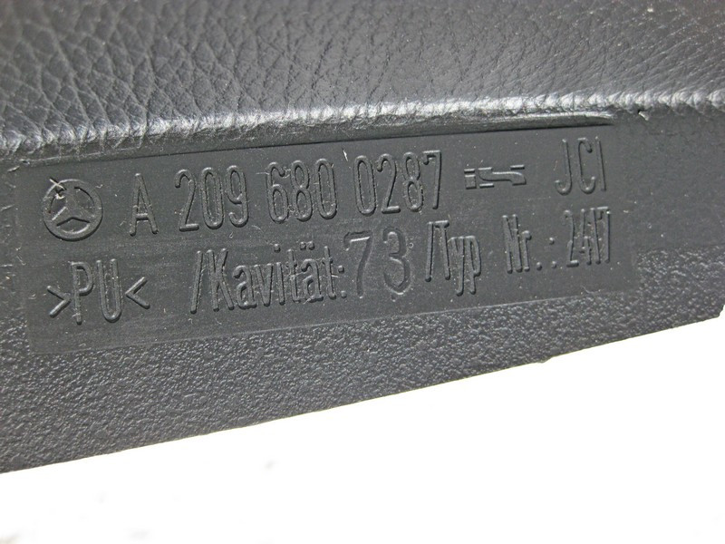 Mercedes-Benz  A2096800287 9C52 Верхня частина панелі приладів - торпеди антрацит CLK C209 Одесса - изображение 6