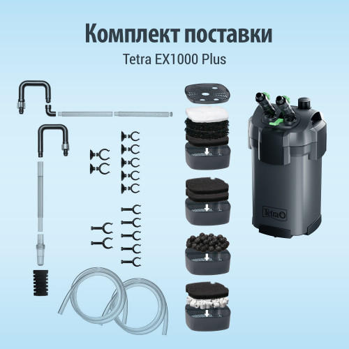 Фильтр Tetra External EX 1000 для аквариума 100-300 л 1150 л/ч Киев - изображение 7