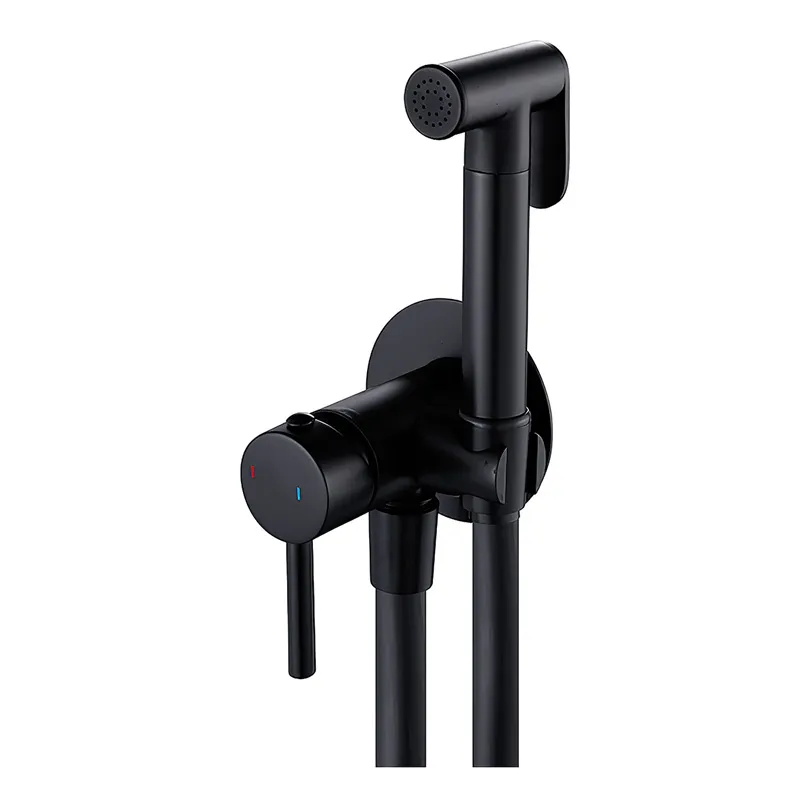 Вбудований змішувач для гігієнічного душу Mixxus Premium Hans 002 чорний MI5980 Харків - фото 1