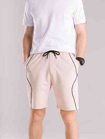 Бежеві літні шорти для чоловіків. Повсякденні шорти чоловічі Pobedov Shape Київ