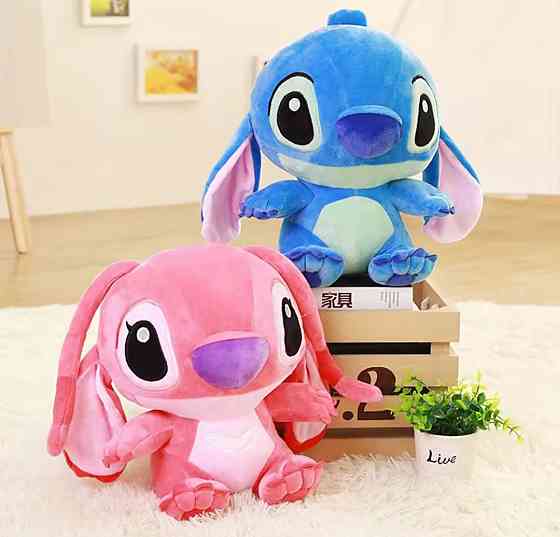 Мягкая игрушка Стич 35 см - большой плюшевый Stitch из мультфильма Киев