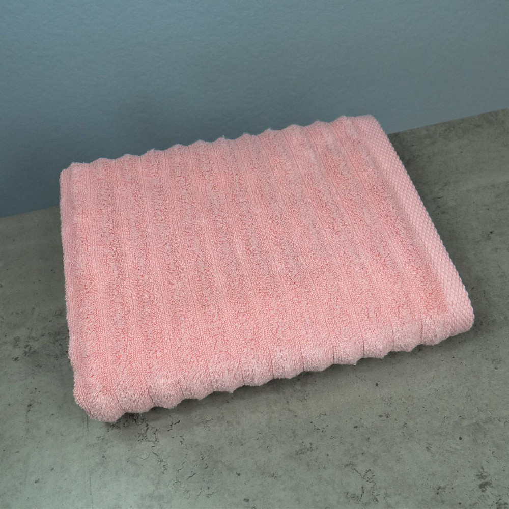 Набір махрових рушників Зеро Твіст 3шт GM Textile 50x90см, 50x90см, 70x140см 550г/м2 (Рожевий) Суми - фото 5