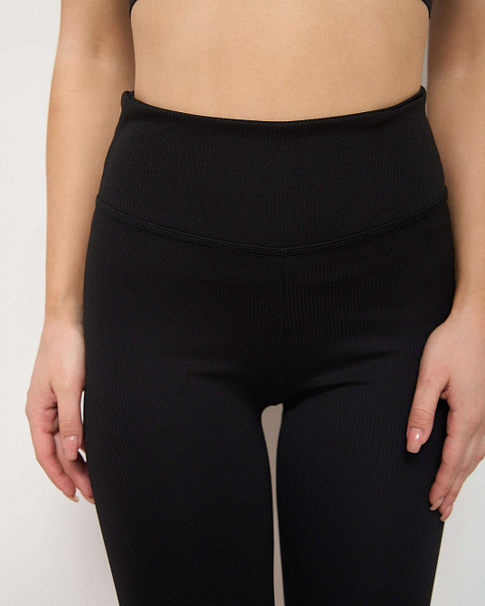 Велосипедки женские в рубчик Nicoletta 10075 XXL, Черый Киев - изображение 6