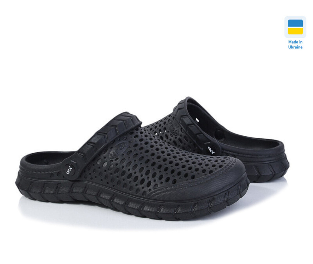 Крокси чорні жіночі сабо дірками підліток Одеса - фото 2