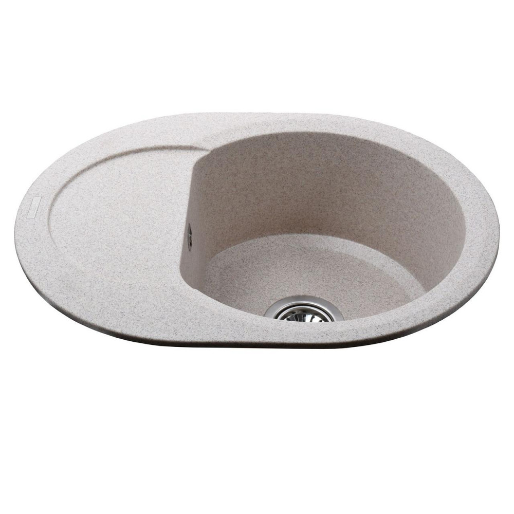 Гранитная мойка Globus Lux MORAINE миндаль 600х470мм-А0008 (000002986) Киев - изображение 2