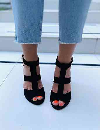 SANTINI Босоніжки жіночі SANTINI 259317-21 чорні (літо, замша натуральна) (3762) Коломыя