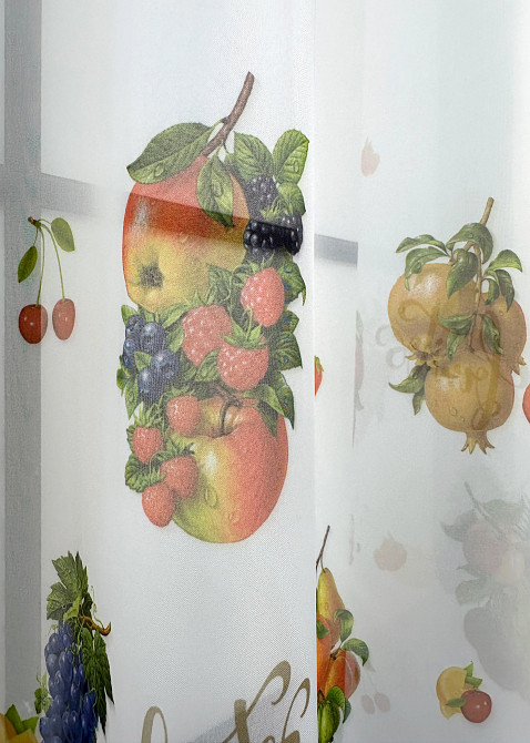 Кухонная арка VR-Textil № 1753т шифон разноцветный 280х170 см (53-0058) Киев - изображение 5