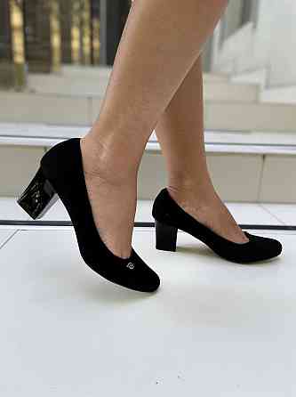 Туфлі жіночі VESNA 6382 чорні (літо, замша натуральна) (2242) Коломия