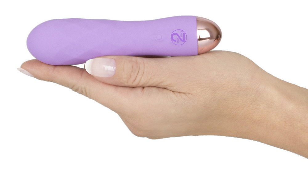 Фіолетовий мінівібратор із незвичайною текстурою Cuties Mini Vibrator Sex Aura Київ - фото 3