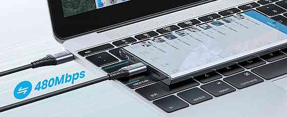 Зарядний кабель INIU USB - Type C 0,3м Луцк