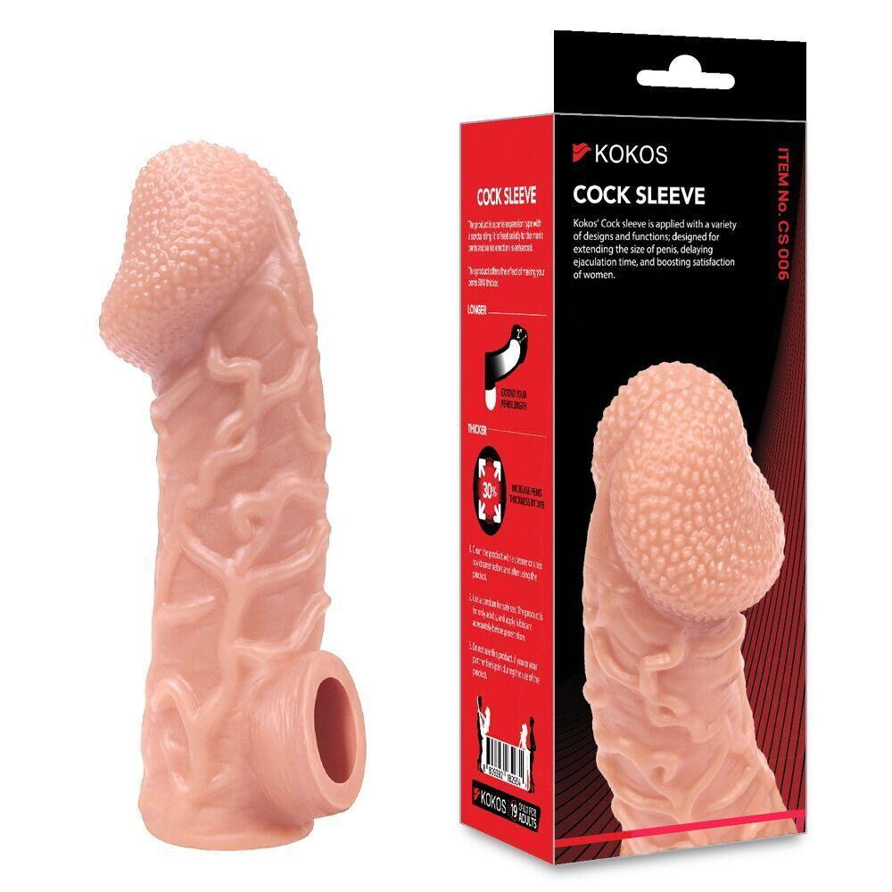 Насадка на член Kokos Cock Sleeve CS 006 S (м'яте паковання!!!) Sex Aura Київ - фото 3