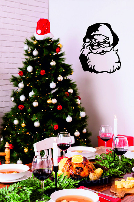 Декоративне настінне Панно «Дід Мороз», Декор на стену Київ - фото 2