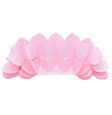 Гирлянда растяжка бумажная 3 м 16 на 11 см персиковый Киев