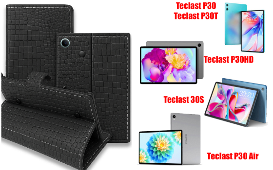 Книжка-трансформер для планшета Teclast P30, P30Hd, P30S, P30T, P30 Air, колір Black Krokodil Black Київ