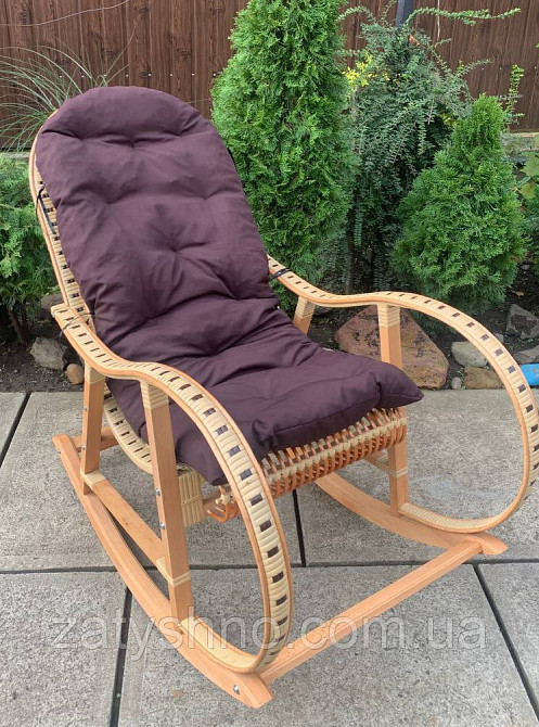 Крісло-гойдалка та журнальний столик, набір Київ - фото 4