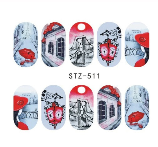 Наклейки для нігтів STZ-511 Київ - фото 1
