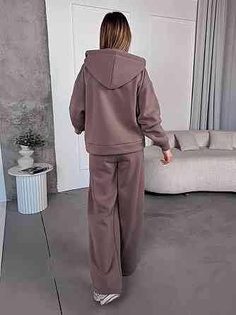 Женский теплый костюм с широкими штанами Одесса