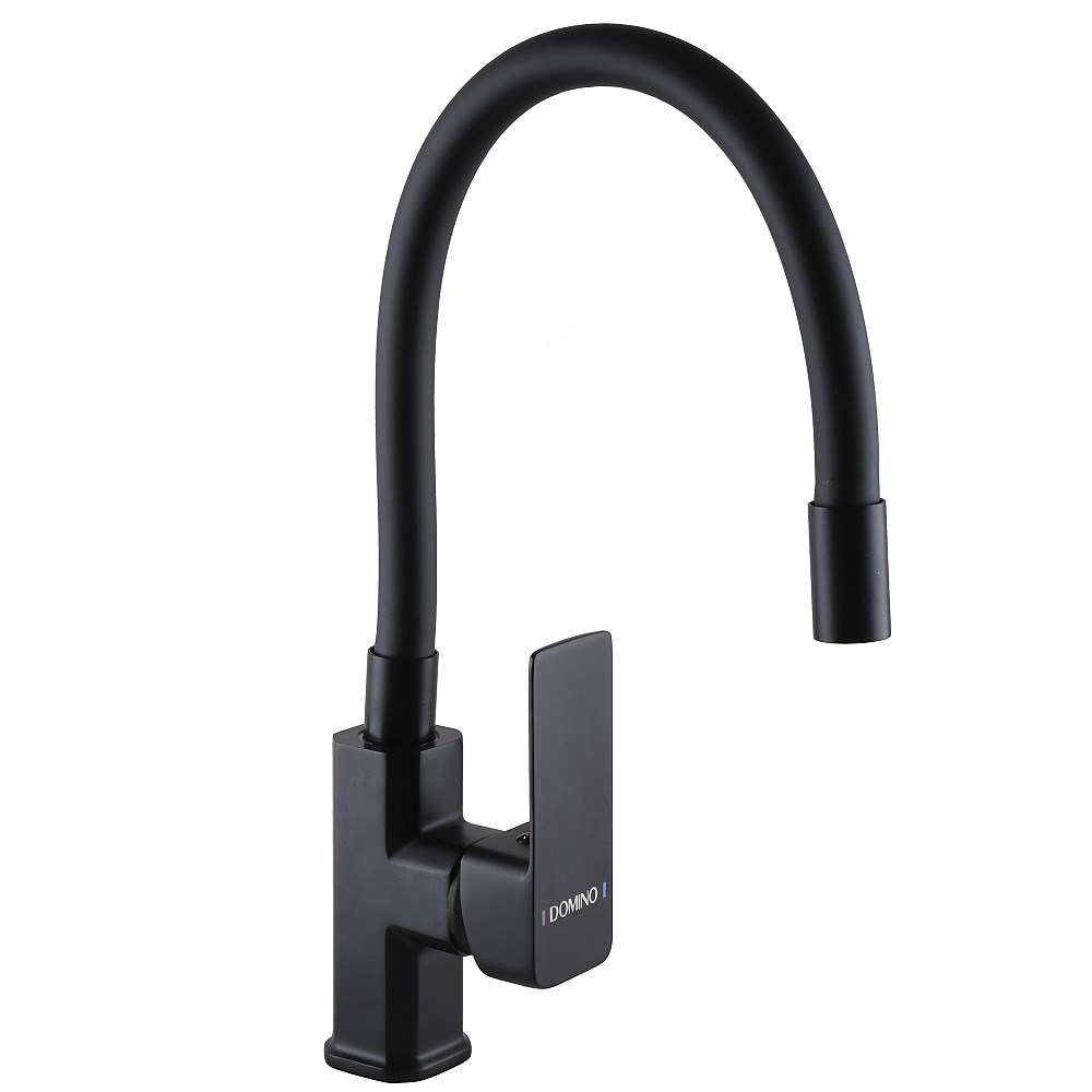 Змішувач для кухні DOMINO MALIBU DMM-203 LR-BB-BL (BLACK-BLACK) Луцьк - фото 1