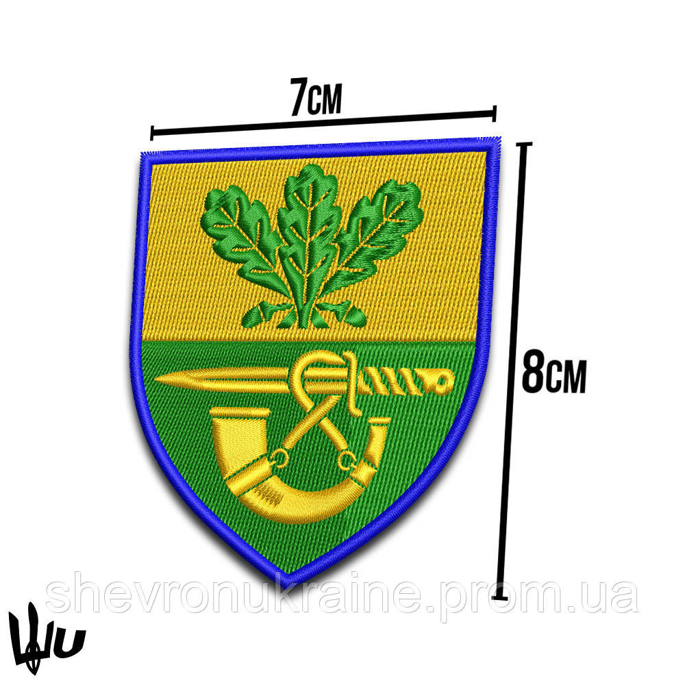 Шеврон під замовлення 61 механізована бригада (Термін виготовлення 3-5 днів. На липучці) Розмір 8x7см Київ - фото 3