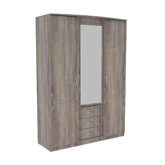 Шкаф Диана, Дуб Сонома Трюфель, 1500х650х2100 Львов