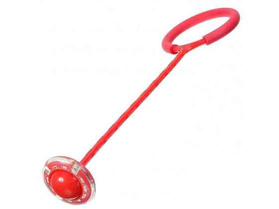 Скакалка 0,62м червоний з колесиком арт. SR19001 ТМ 7TOYS Київ