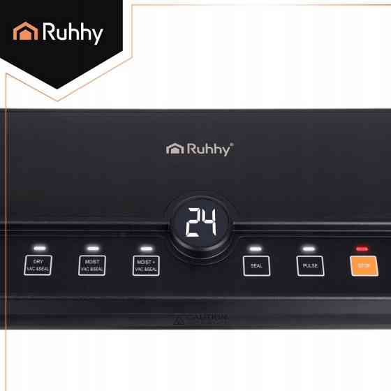Вакуумный пакувальник для продуктов с ножом 9 л/мин + рулон Ruhhy (24620) 110 Вт Нововолынск