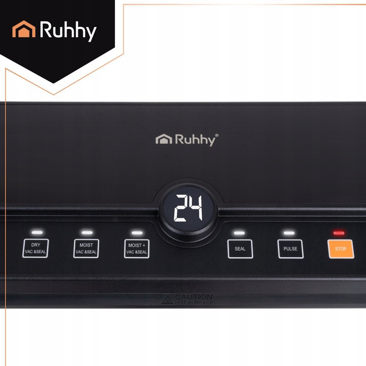 Вакуумный пакувальник для продуктов с ножом 9 л/мин + рулон Ruhhy (24620) 110 Вт Нововолынск - изображение 5