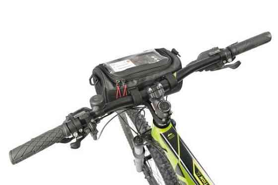 Велосипедная сумка на руль Troika водонепроницаемая Черный Винница