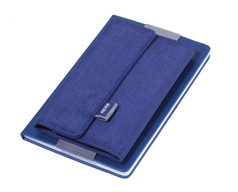 Органайзер для проездных документов Troika Reiseburo с магнитным замком (Сине-серый) Винница - изображение 1