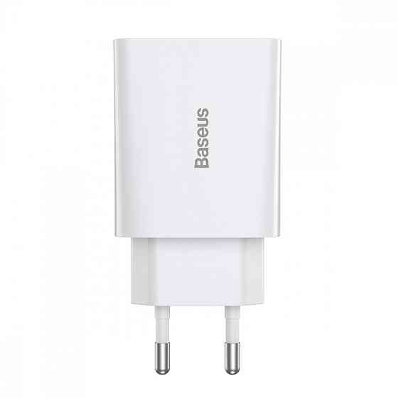 Мережевий зарядний пристрій Baseus Speed Mini PD Charger 20W 1 Type-C білий Львів
