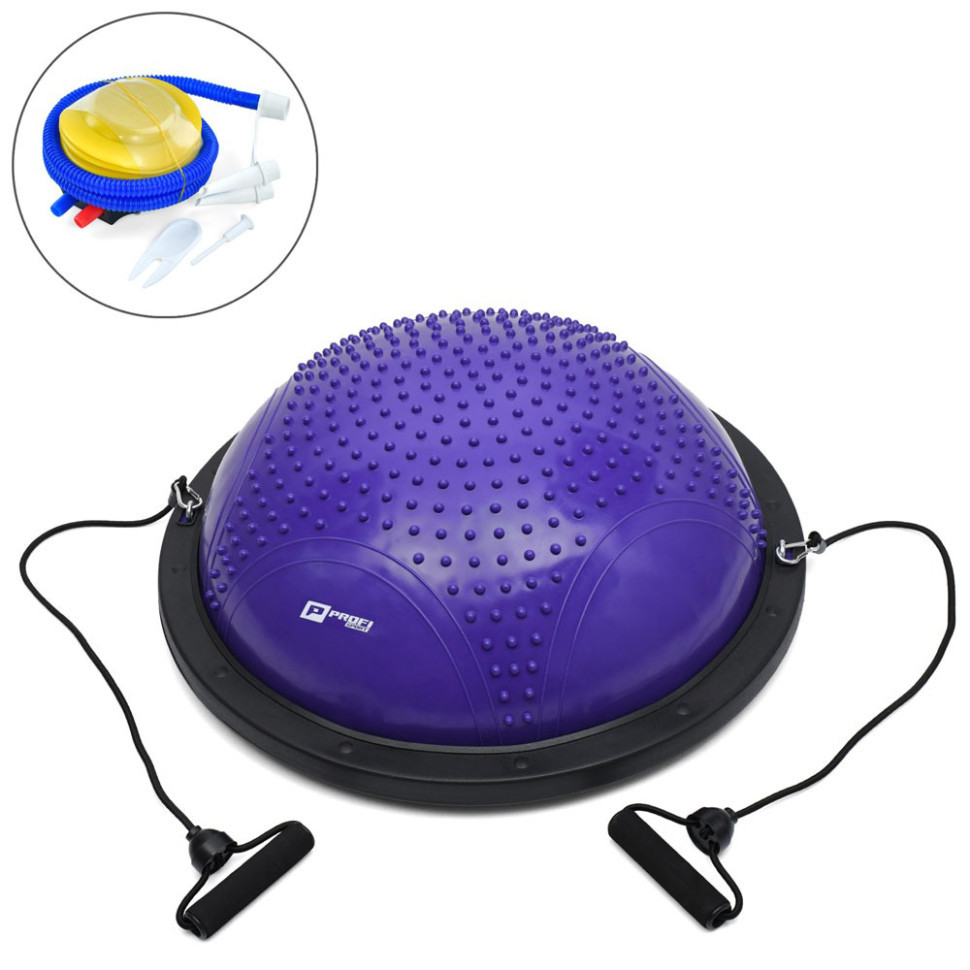 Балансувальна платформа з еспандером MS 2609-7 діаметр 60 см Вінниця - фото 1