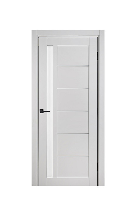 Двери Sun Doors Грета New Белый мат + Cтекло сатин 70*200 см Двери в спальню Межкомнатные двери в дом Киев - изображение 1