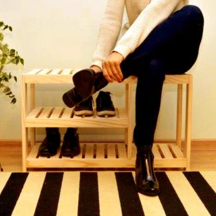 Полиця для взуття "Хаузен" ваніль Миколаїв - фото 3