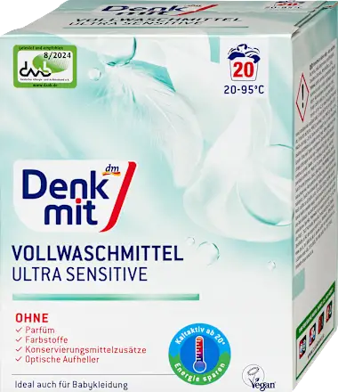 Denk mit засіб для прання дитячої білизни 1,215 кг Німеччина Київ