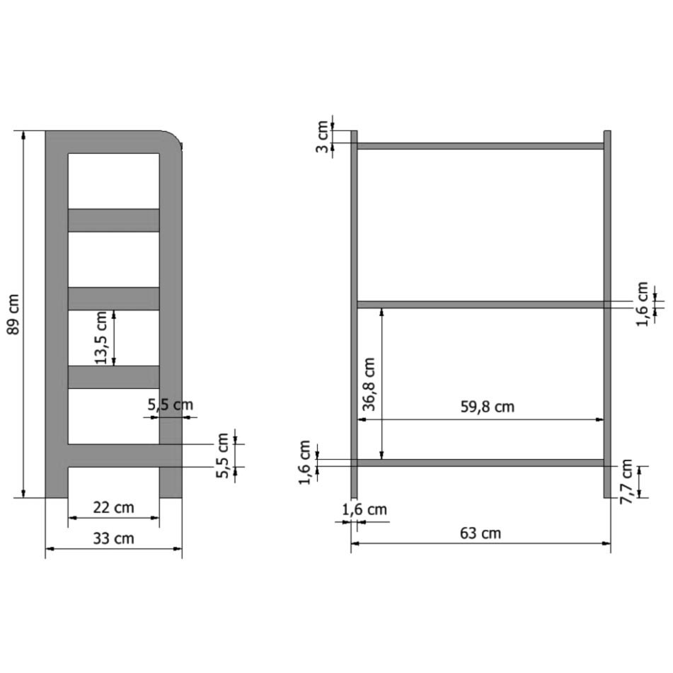 Стеллаж кухонный 