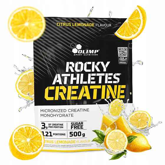 Креатин Olimp Rocky Athletes Creatine 500 г, Citrus lemonade Луцьк