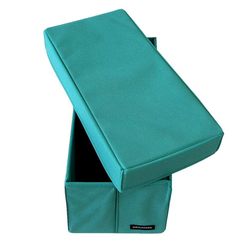 Органайзер для вертикального хранения с крышкой 34x17x16 см S HY-S-kr (Лазурный) Сумы - изображение 2