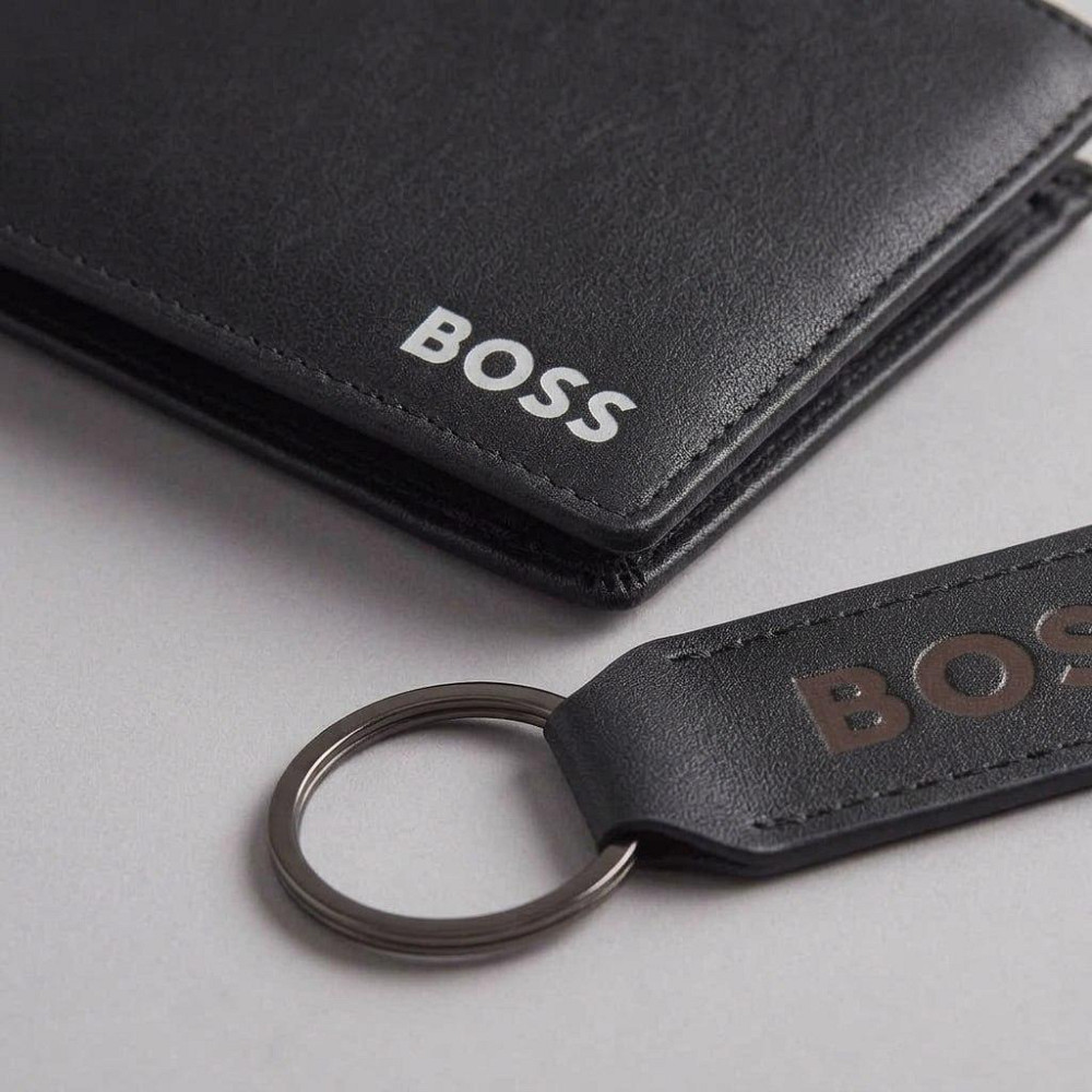 Мужской кошелек Boss в подарочной коробке (7705-3) Киев - изображение 2