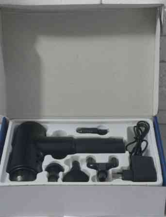 Ударний масажер пістолет Fascial Gun перкусійний акумуляторний Ручной. Харків