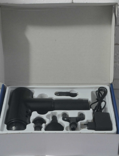 Ударний масажер пістолет Fascial Gun перкусійний акумуляторний Ручной. Харків - фото 5