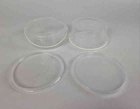 Ведро  с крышкой 0,5 л. прозрачное (1 шт) Харьков