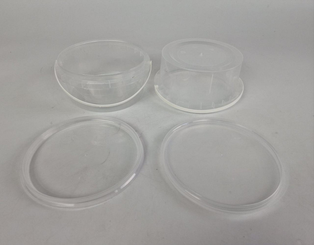 Ведро  с крышкой 0,5 л. прозрачное (1 шт) Харьков - изображение 2