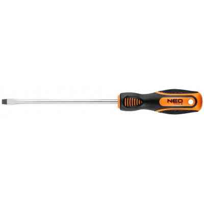Отвертка Neo Tools шлицевая 6.5x150 мм, CrV (04-175) Винница