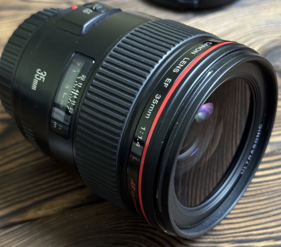 Объектив Canon EF 35mm f/1.4L USM . Киев - изображение 3