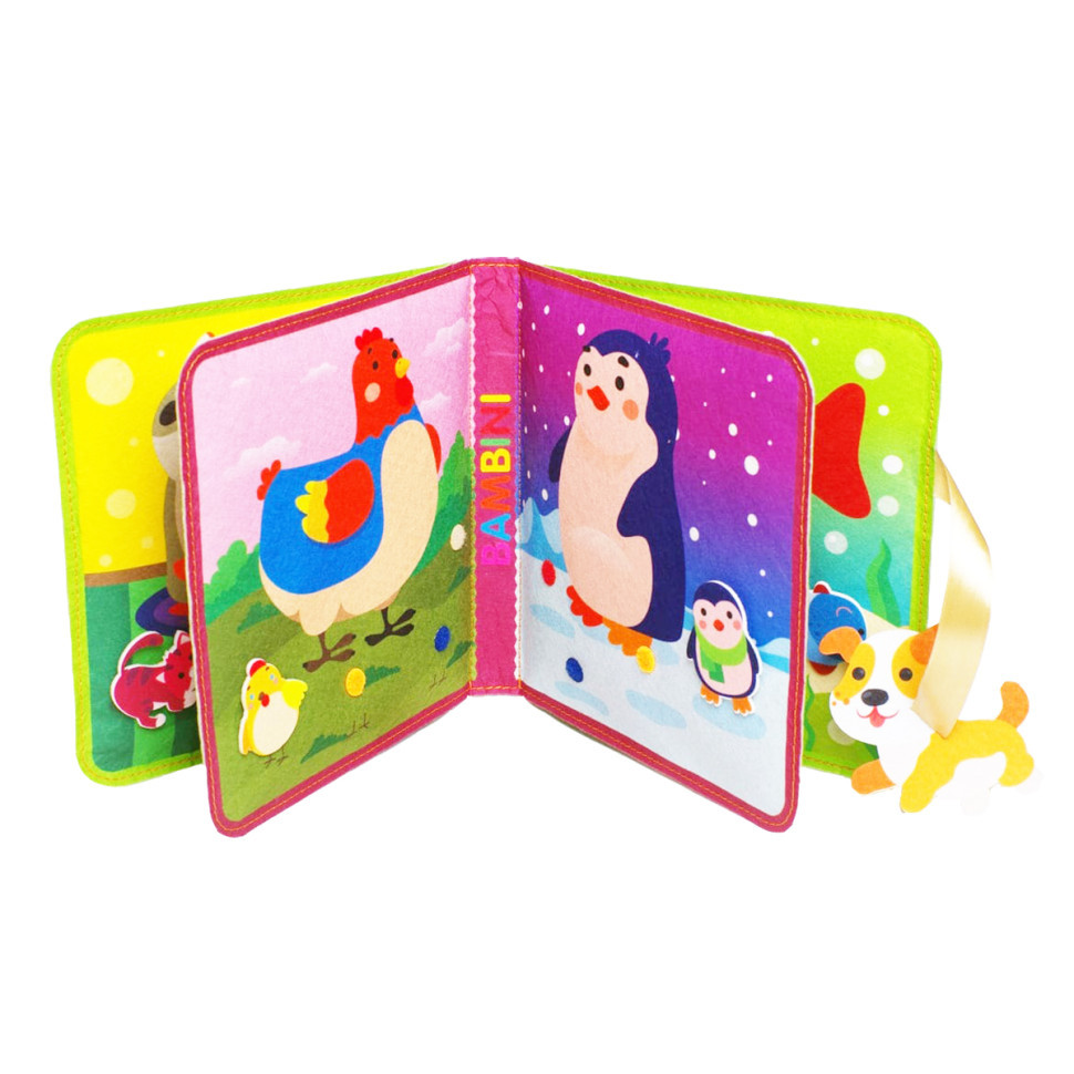 Розвиваюча Фетрова книга "Розумний малюк" 403969 Вінниця - фото 1